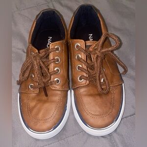 Nautica Kids Tan Lace-Up Dress Shoes